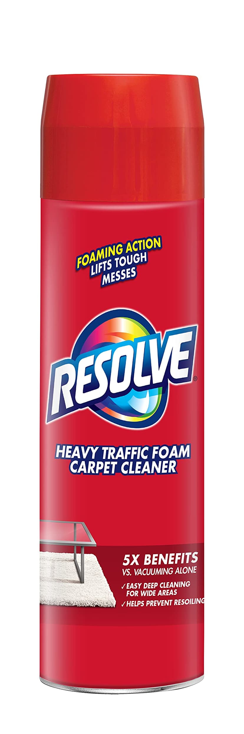 Resolve Carpet High Traffic Foam, 22-Ounce (Pack of 12)