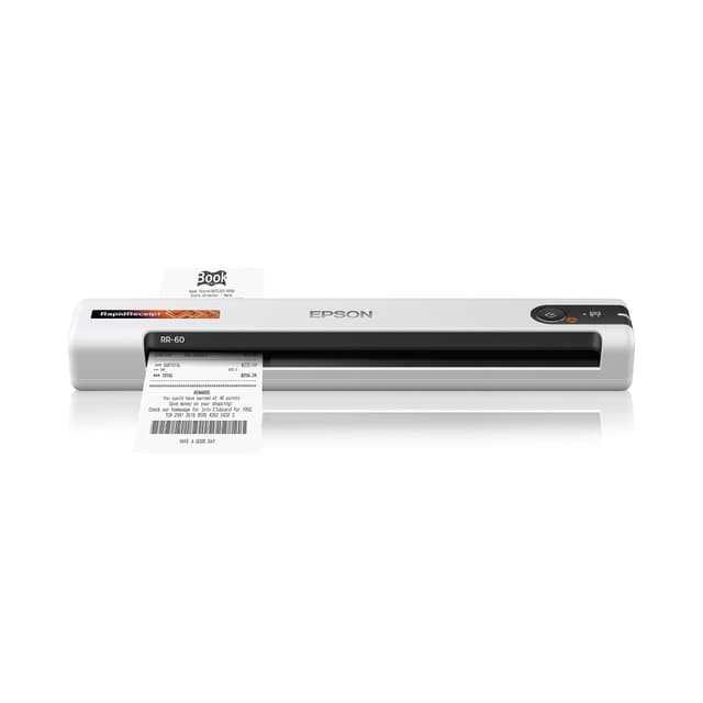 Epson RapidReceipt RR-60 Mobile Tax Receipt and Color Document Scanner with Complimentary Data Management Software for PC & Mac