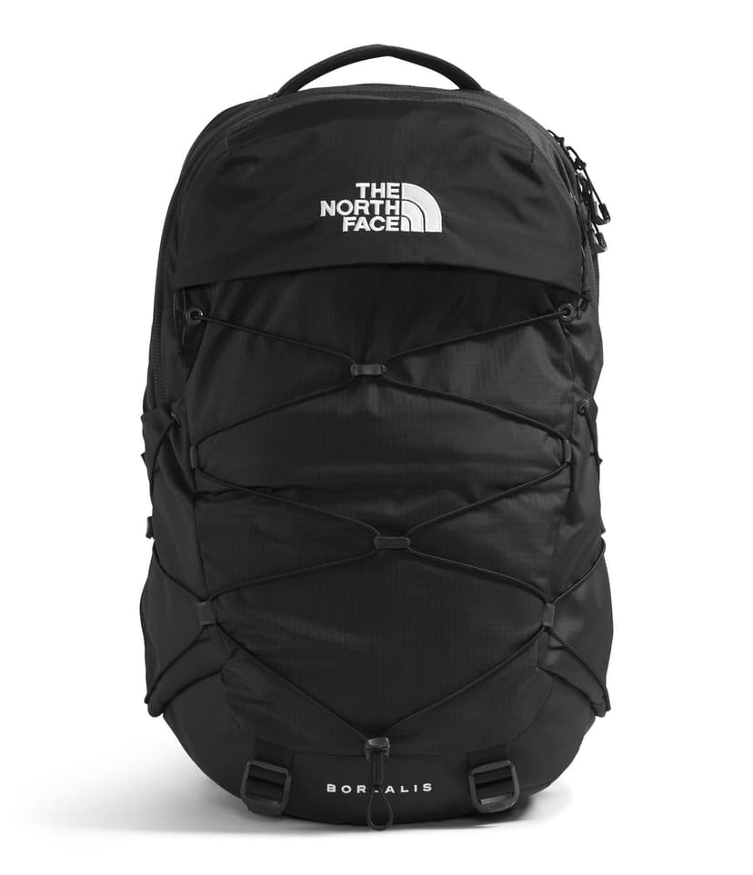 The North Face Borealis Commuter Laptop Backpack - Water Repellent, 16" Laptop Sleeve, Large Main Compartment, TNF Black/TNF Black-NPF, One Size
