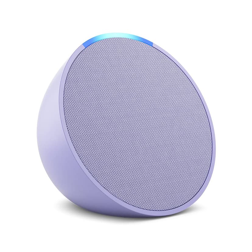 Amazon Echo Pop (newest model), Our smallest speaker, Designed for Alexa+, Fits in any room, Lavender Bloom