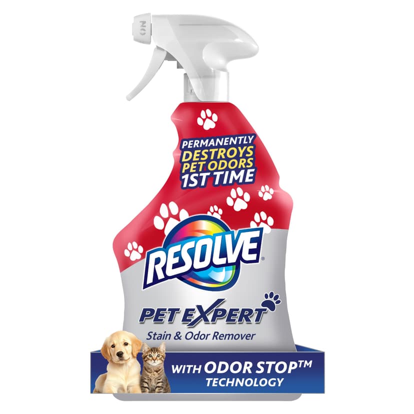 Resolve Pet Expert Stain and Odor Remover, Carpet Cleaner, Pet Stain and Odor Remover, Carpet & Upholstery Cleaner - Removes Stains and Odors, 22 oz