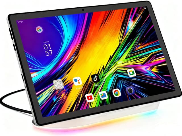 Jeazans 2026 New Android Tablet US Version - Octa-Core, 24GB RAM, 64GB+1TB Expand | Dock Station Included | 12-Month Protection