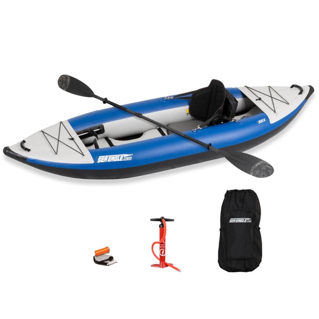 Sea Eagle 300x Inflatable Explorer Kayak Pro Carbon Package by Sea Eagle