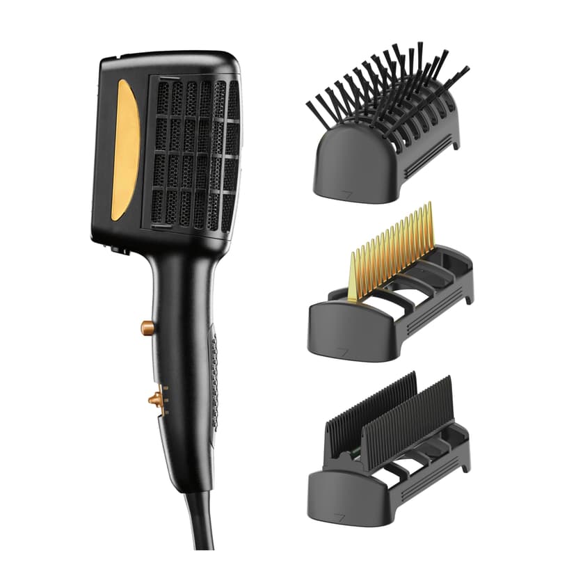 INFINITIPRO BY CONAIR 3-in-1 Styling Hair Dryer, 1875W Hair Dryer and 3 Attachments