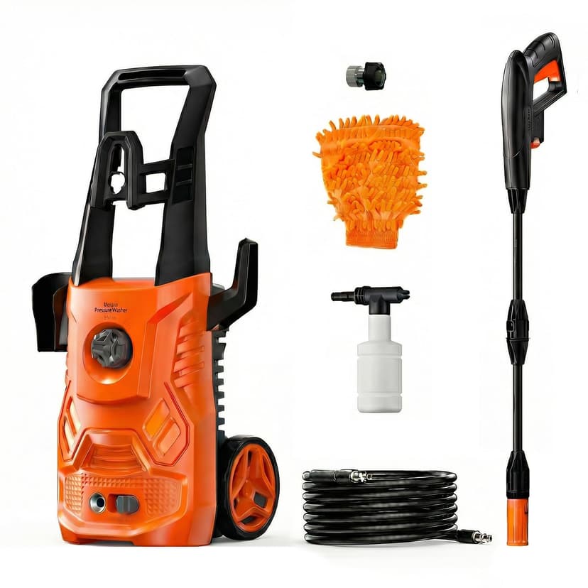 Pressure Washer, Patoolio Power Washers with Foam Cannon 4200PSI for Fences/Patios/Decks/Patios and Cars Powerwasher
