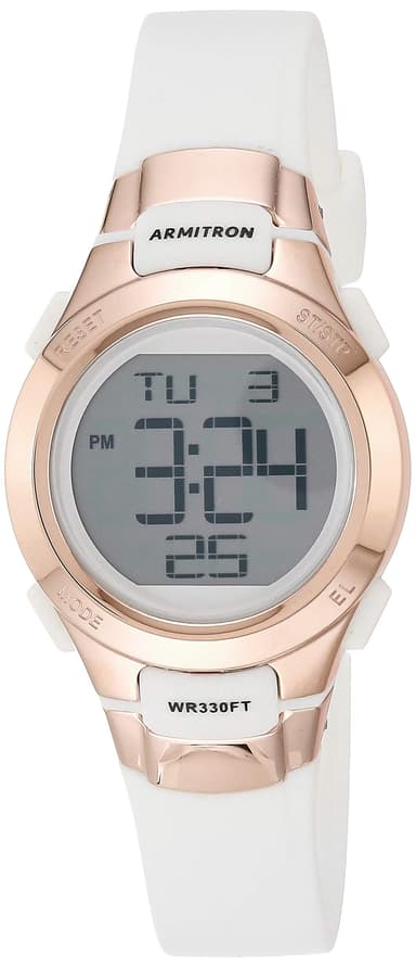 Armitron Sport Women's 45/7012 Digital Chronograph Resin Strap Watch