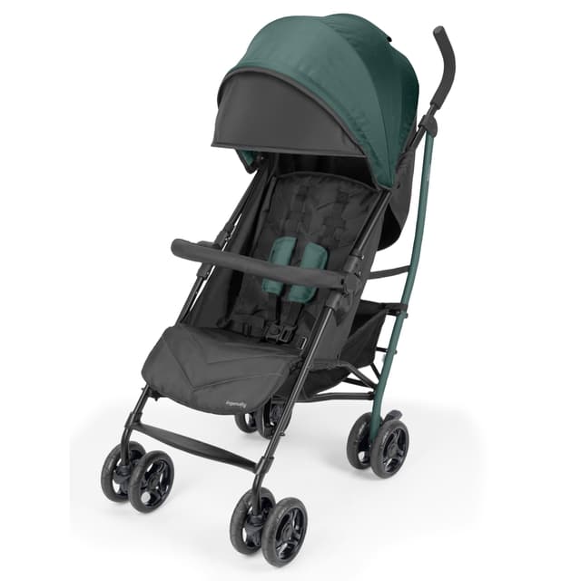 Ingenuity 3Dlite Jewel Convenience Stroller – Lightweight Folding Stroller with Car Seat Compatibility, Extra-Large Canopy & Storage