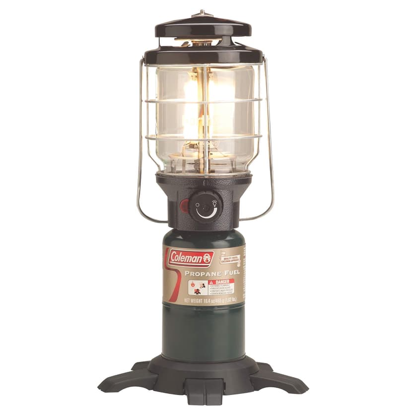 Coleman Northstar 1500 Lumens Gas Lantern with Matchless Lighting, Folding Propane Lantern with Mantles & Globe for Camping, Power Outage, Outdoor Lighting, & More