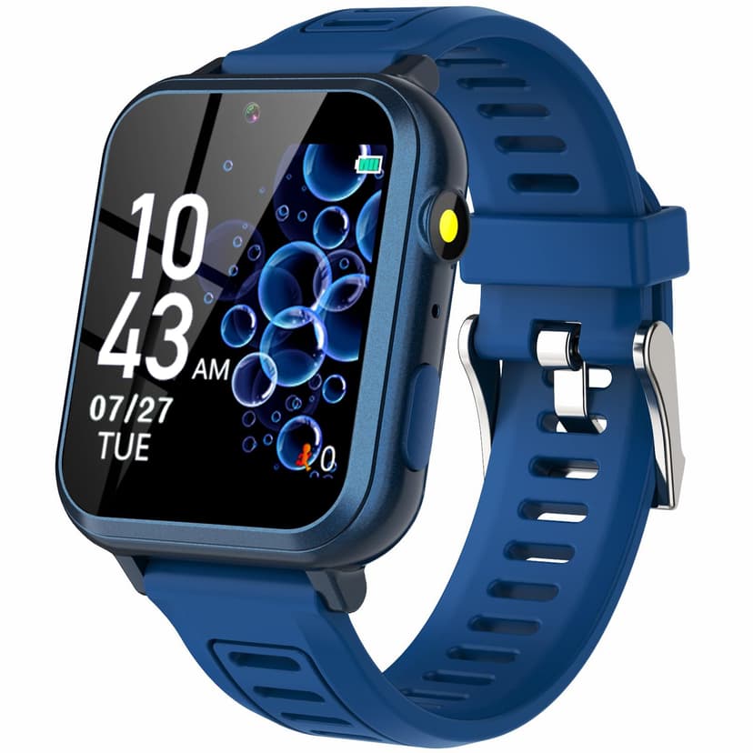 Wiszodet Kids Smart Game Watch with 39 Games HD Touch Screen Video Camera Music Player Pedometer Flashlight Alarm Clock 12/24 hr, Gifts for 5-12 Year Olds Boys