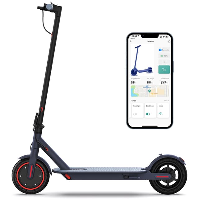 MAXSHOT Electric Scooter for Adults, 8.5/10/14" Tires, 19/22Mph, 350W/500W Motor, 21-28 Miles Range, Folding E-Scooter with Dual Suspension,APP(V1/SPRO/MAX/PRO/X1/X1PRO/PR)