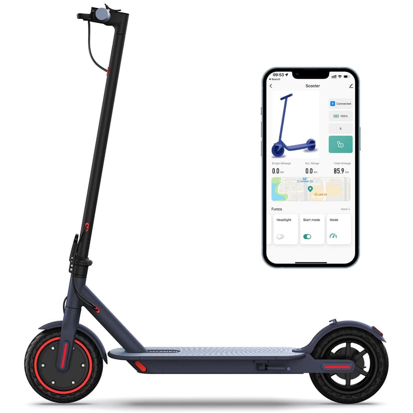 MAXSHOT Electric Scooter for Adults, 8.5/10/14" Tires, 19/22Mph, 350W/500W Motor, 21-28 Miles Range, Folding E-Scooter with Dual Suspension,APP(V1/SPRO/MAX/PRO/X1/X1PRO/PR)