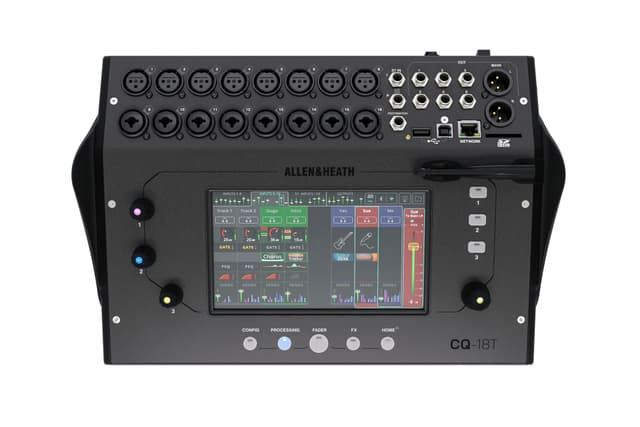 Allen & Heath CQ-18T Digital Mixer with 7" Touchscreen WiFi and Bluetooth Connectivity