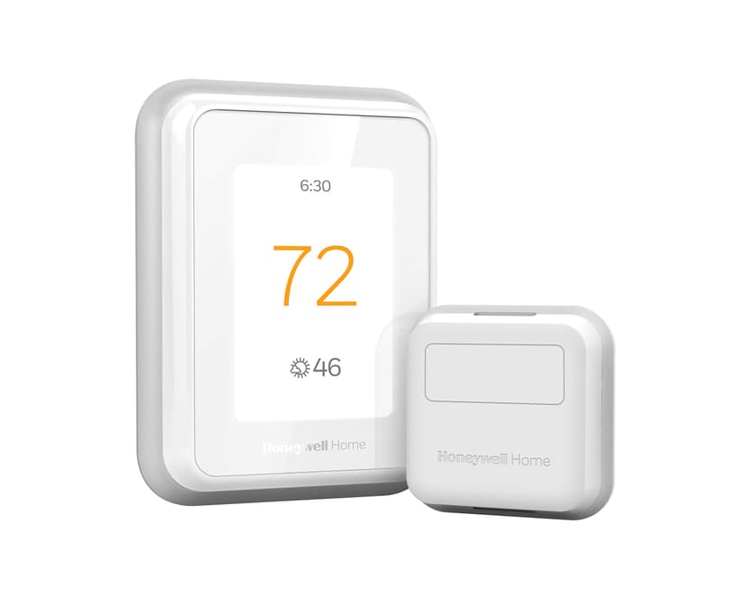 Honeywell Home T9 WiFi Smart Thermostat with 1 Smart Room Sensor, Touchscreen Display, White