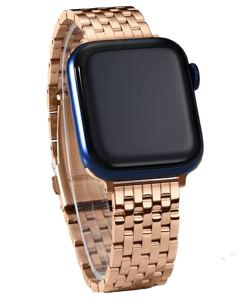 Watch Bands for Apple Watch 38mm 40mm 41mm 42mm 44mm 45mm for Women, Silver Gold Rose Gold (Rose Gold, 38mm/40mm/41mm)