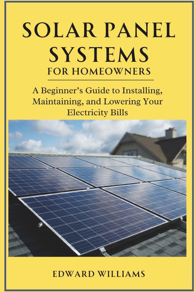 Solar Panel Systems for Homeowners: A Beginner’s Guide to Installing, Maintaining, and Lowering Your Electricity Bills (Smart Tech Made Simple Series)