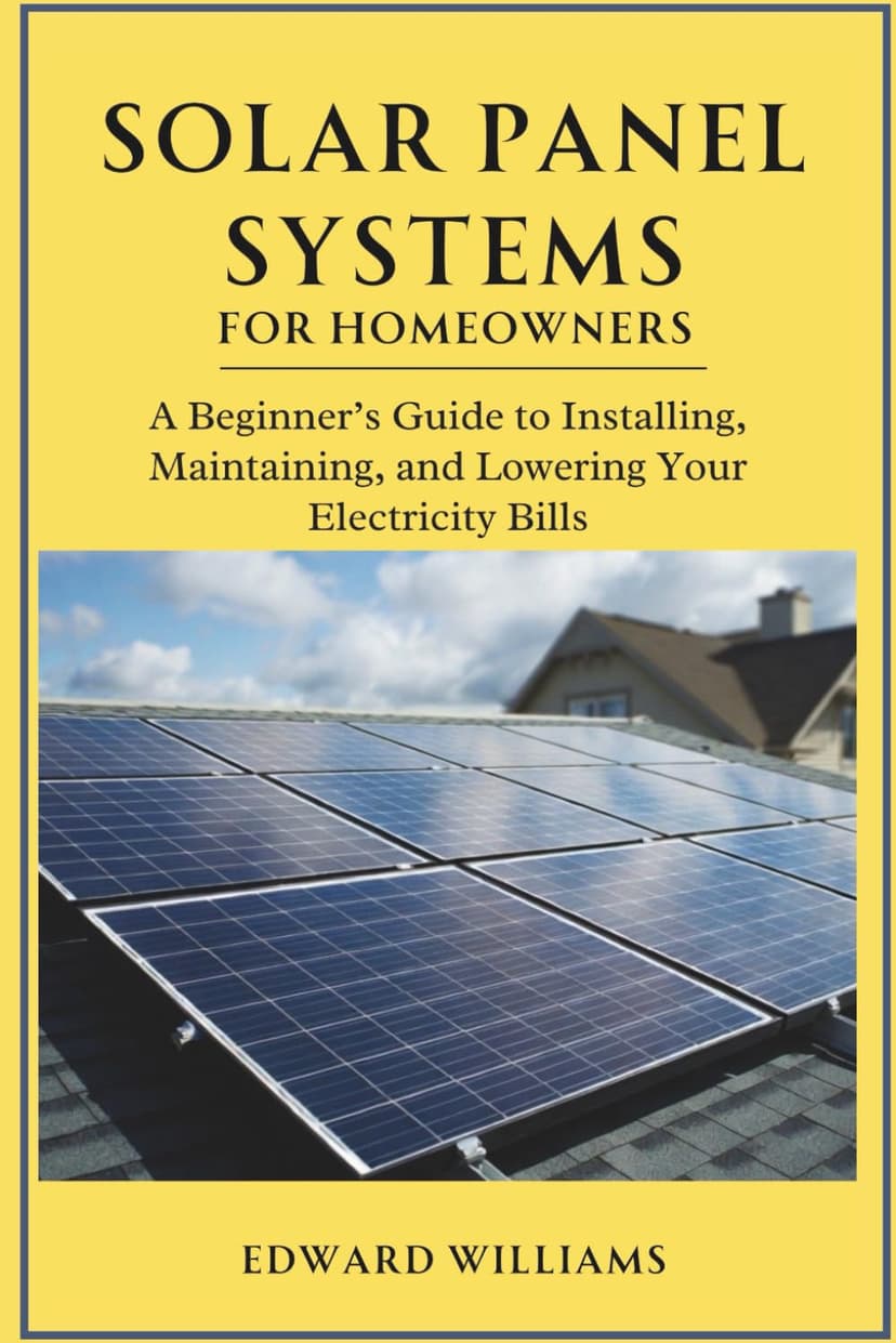 Solar Panel Systems for Homeowners: A Beginner’s Guide to Installing, Maintaining, and Lowering Your Electricity Bills (Smart Tech Made Simple Series)