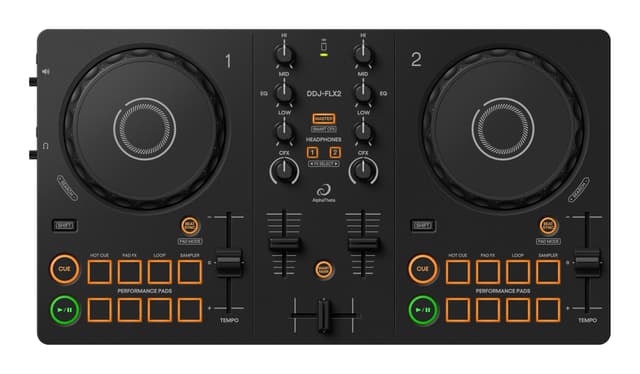 Pioneer DJ AlphaTheta DDJ-FLX2 Compact 2-Channel DJ Controller