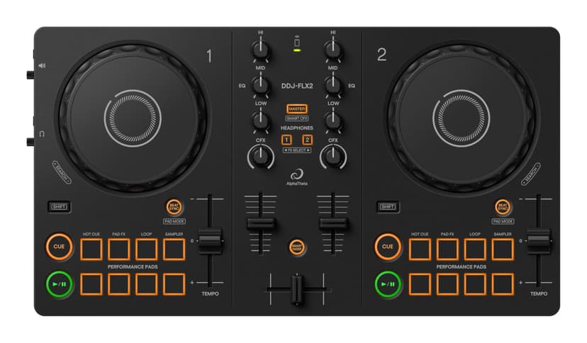 Pioneer DJ AlphaTheta DDJ-FLX2 Compact 2-Channel DJ Controller