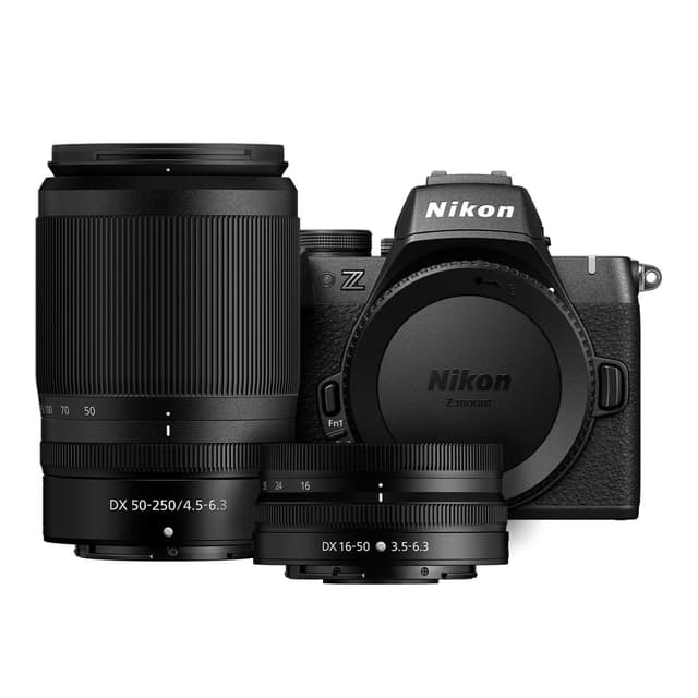 Nikon Z50 II with Two Lenses | Compact mirrorless Stills/Video Camera with Easy Color presets and Wireless Photo Sharing | USA Model