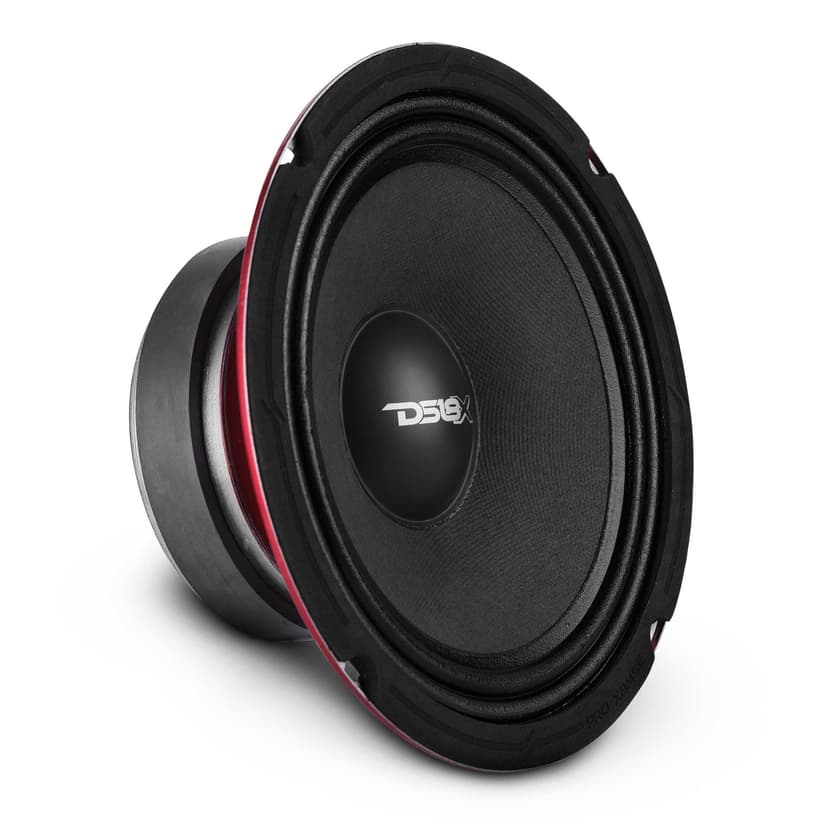 DS18 PRO-X8MSE Loudspeaker - 8", Midrange, Sealed Basket, 550W Max, 275W RMS, 8 Ohms - Premium Quality Audio Door Speakers for Car or Truck Stereo Sound System (1 Speaker)