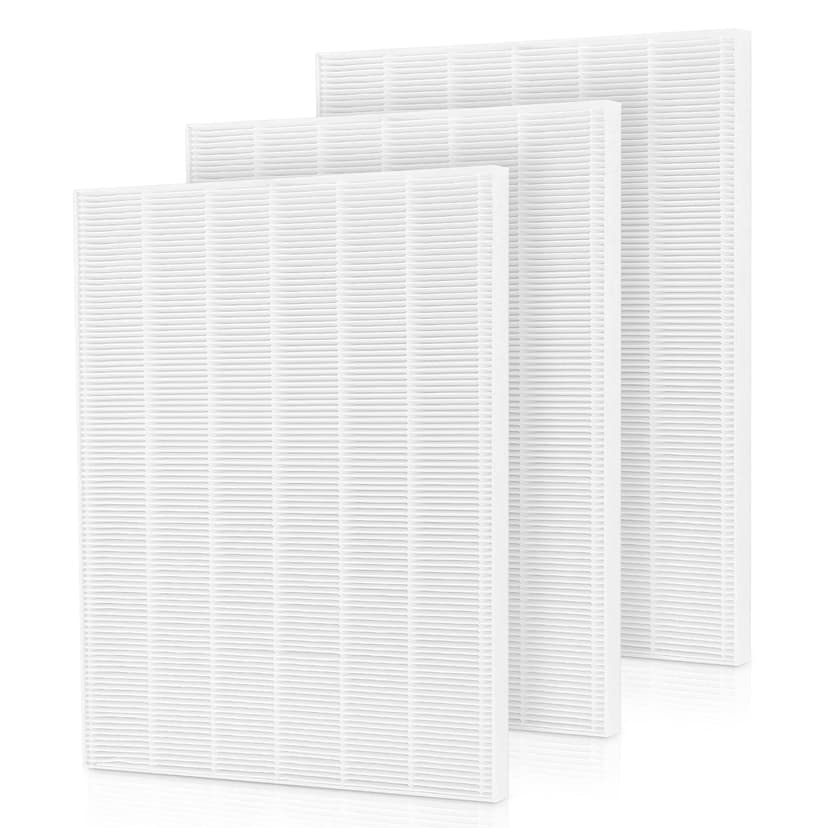 Filter H 5500-2 Replacement Filter For Winix Air Purifier 116130 Replacement Compatible with Winix 5500-2 and AM80 Air Purifier, 3 Pack HEPA Filter Only