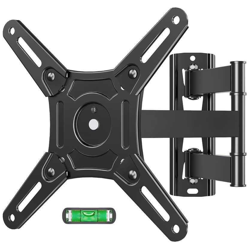 MOUNTUP UL Listed TV Monitor Wall Mount Swivel and Tilt for Most 14-42 Inch LED LCD Flat Curved TVs, Full Motion Wall Mount TV Bracket with Articulating Arm, Max VESA 200x200mm up to 33lbs, MU0029