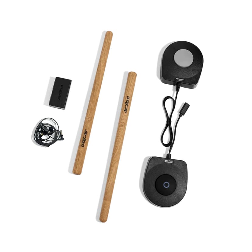 AeroBand Electronic Drum Set PocketDrum2 MAX 2025, Air Drum Sticks & Pedals & Bluetooth Adapter, Play Drum Anywhere Anytime, 8 Tones and USB Midi Teens Adult Drummer Gift (Earphone Included)