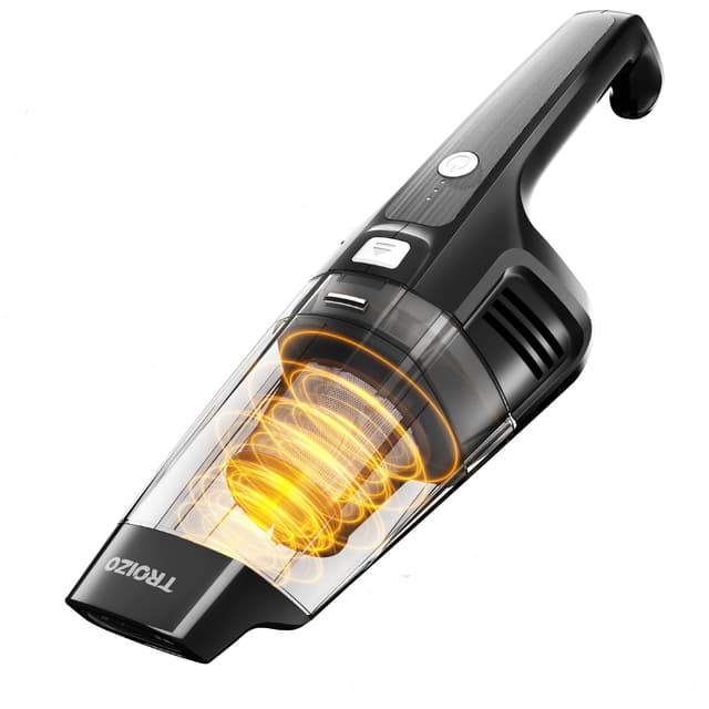 TROIZO Handheld Vacuum Cordless, 14500PA Powerful Suction Hand Held Vacuum Cleaner with Brushless Motor, Rechargeable and Portable Car Vacuum for Home Office Car Pet