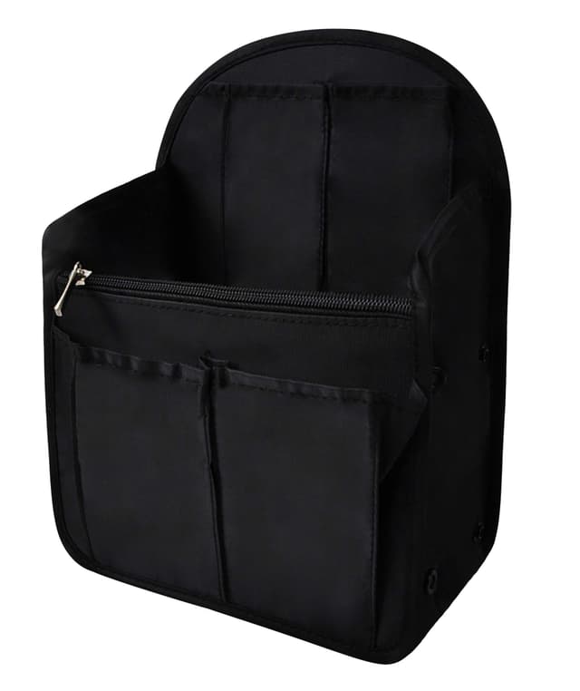 Vercord Backpack Organizer Insert Liner Hanging Travel Bag in Bag with Many Pockets Black Medium