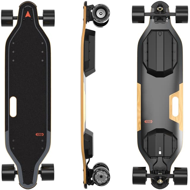 MEEPO Campus V3 Series/Envy Electric Skateboard with Remote, Top Speed Up to 29 Mph, 4 Speed Smooth Braking, Easy Carry Handle Design, Suitable for Adults & Teens