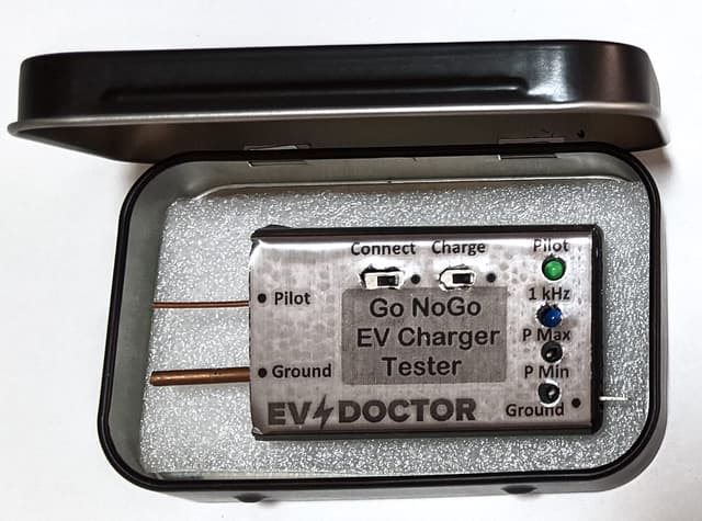 EV Charger Repair Tool MAXI, A Quick Pocket Go NoGo Test for all EV Charger - J1772, Type 1, TESLA, CSS, Type 2. Ideal for installation or repair of Electric Vehicle Car Chargers. FREE REPAIR HELP