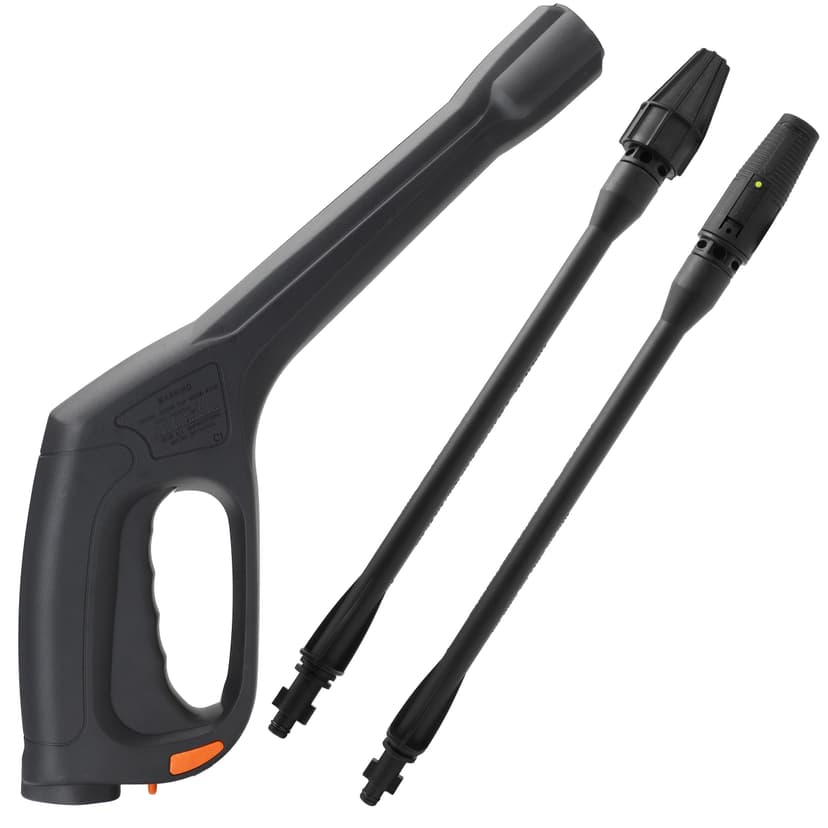 FIXFANS Pressure Washer Gun, Replacement Pressure Washer Wand with Jet and Turbo Nozzle – Compatible with Some of Portland Husky Black Decker Ford Pulsar ShopForce Taskforce Powerwasher Taskmaster