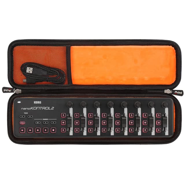 Mchoi Hard Portable Case Compatible with Korg nanoKONTROL2 Slim-Line USB Control Surface(Case Only)