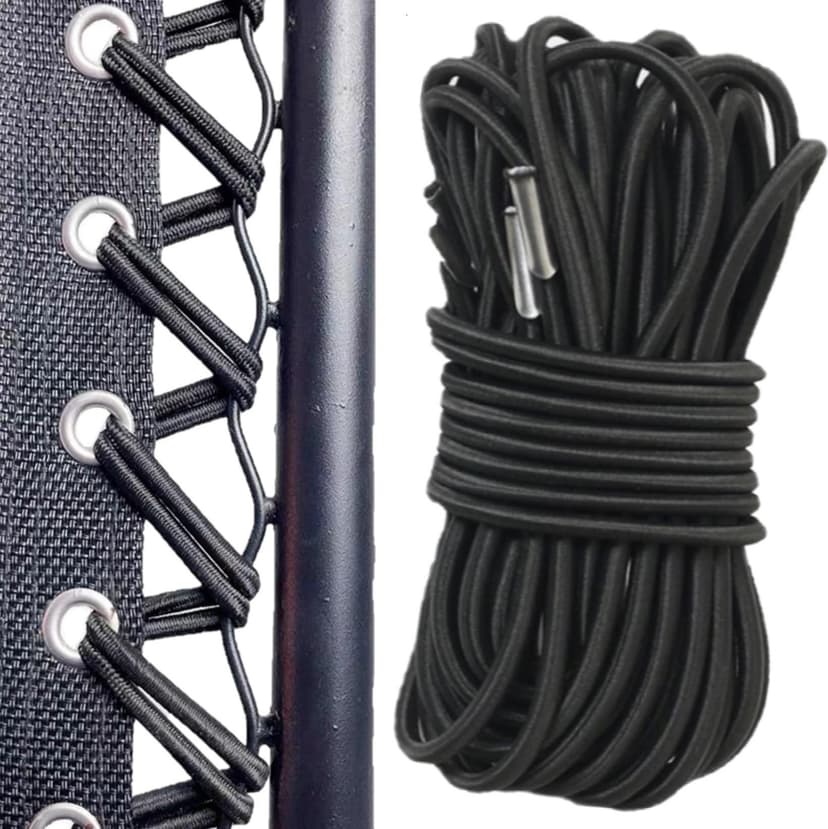 Zero Gravity Chair Cord Replacement, 4 Pack, Elastic Cord for antigravity Chair, Patio Recliner Chair, Lawn Bungee Chair, Beach Chair, Lounge Chair, Outdoor String Chair, Nylon Stretch String Cord