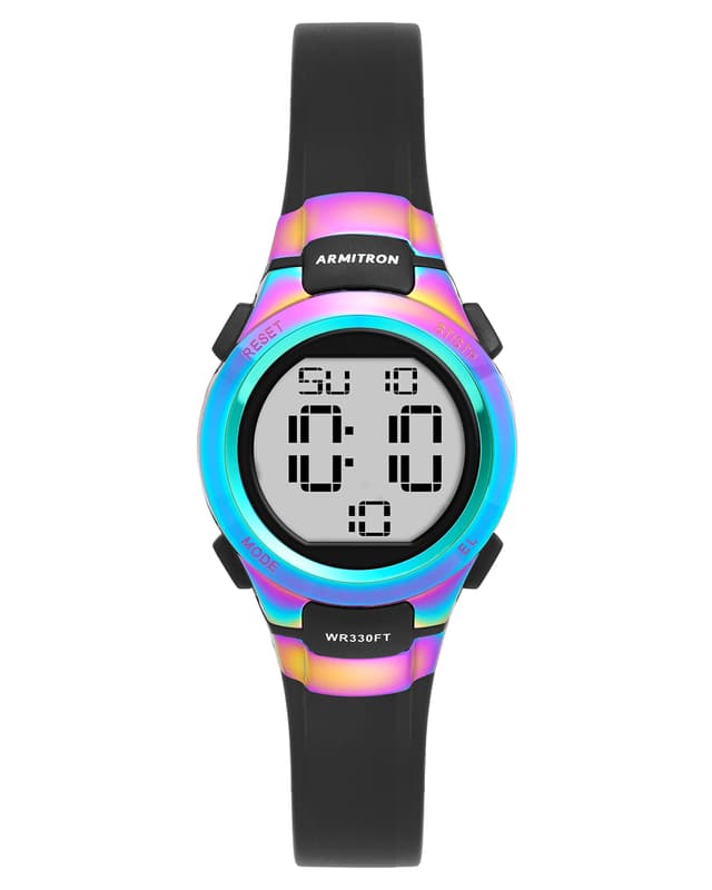 Armitron Sport Women's Digital Chronograph Resin Strap Watch, 45/7012