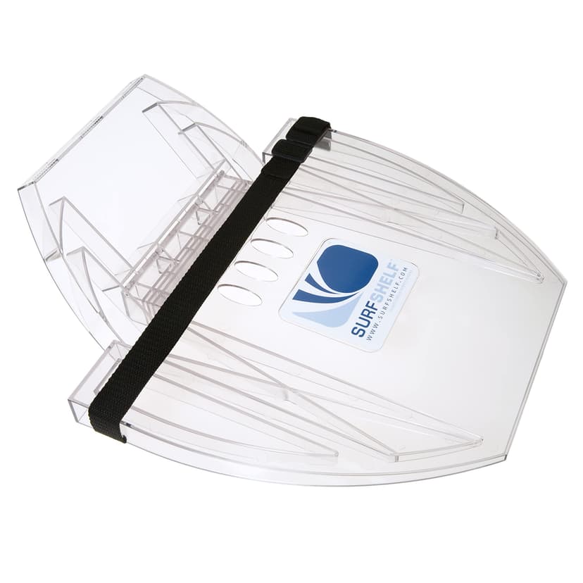 SurfShelf Treadmill Desk Attachment for Bikes and Ellipticals too, Treadmill Laptop Holder, Treadmill Desk Stand, Treadmill Table, Laptop Stand for Treadmill, Elliptical Laptop Holder, Bike Desk Table