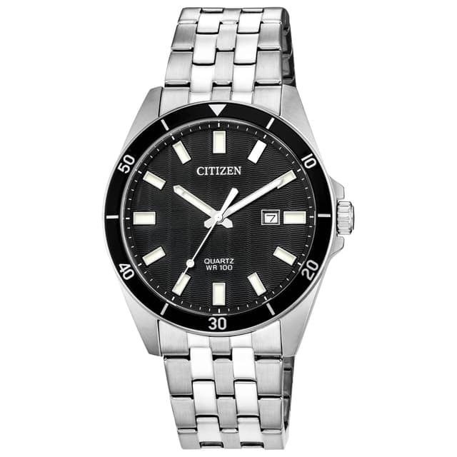 Citizen Quartz Mens Watch, Stainless Steel, Classic, Silver-Tone (Model: BI5050-54E)