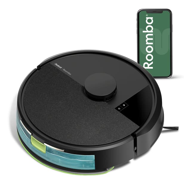 iRobot Roomba 105 Combo Robot Vacuum & Mop - Easy to use, Intense Power-Lifting Suction, LiDAR Navigation, Multiple Cleaning Modes, Avoids Mopping Carpets, Self-Charging