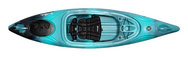 Perception - Joyride 10 - Sit Inside Kayak for Adults and Kids - Recreational and Multi-Water Kayak with Selfie Slot - 10 ft - Dapper