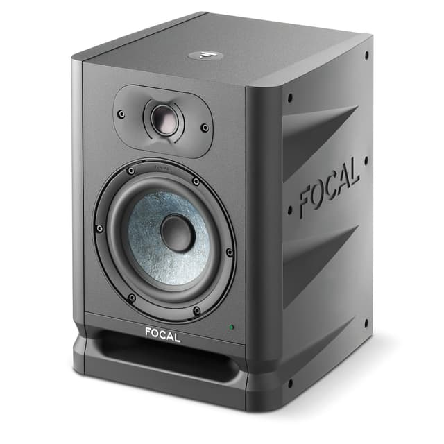 Focal Alpha 50 Evo – 5" Active 2-Way Studio Monitor, 60W RMS Bi-Amp, Slatefiber Woofer, 45Hz–22kHz, Neutral Nearfield Reference Speaker – Sold Individually
