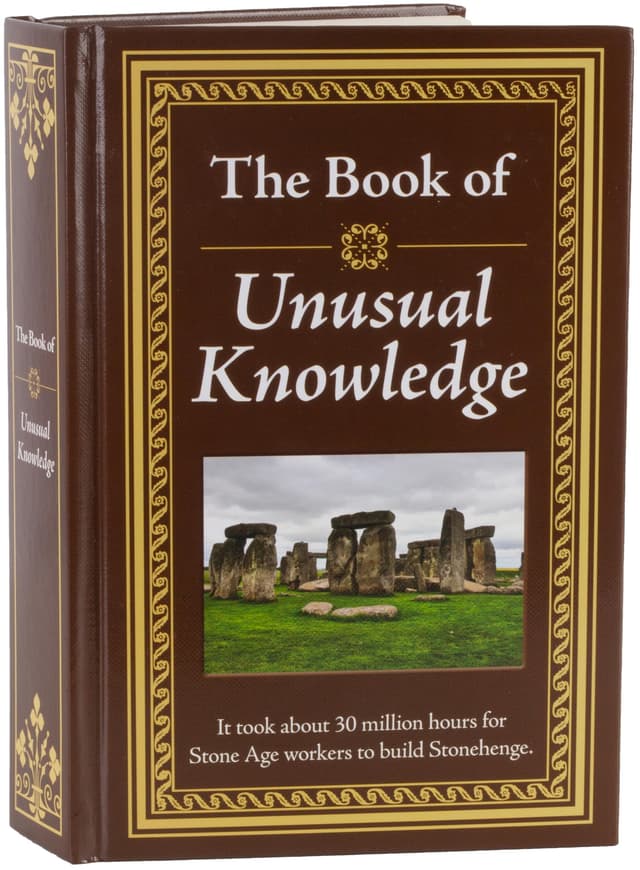 The Book of Unusual Knowledge: Big Book of Fascinating Facts & Information | Hardcover Gift for Trivia Buffs, Curious Minds, Adults, Dad & Knowledge Seekers