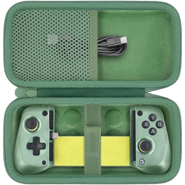 Aenllosi for GameSir X5s/GameSir X5 Lite Mobile Gaming Controller Hard Carrying Case, GameSir Phone Controller Organizer, Green (Case Only)