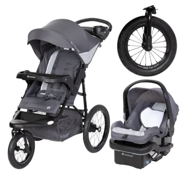 Baby Trend Expedition® Zero Flat Jogger Travel System with LED Lights, Dash Grey