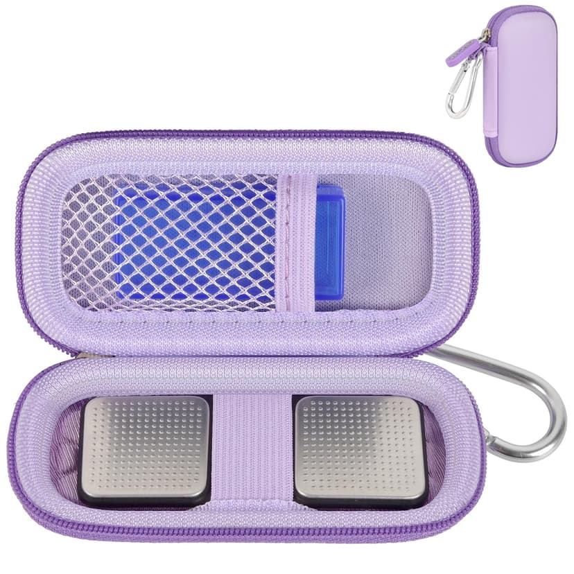 Heart Rate Monitor Case Compatible with AliveCor KardiaMobile Personal EKG/for AliveCor KardiaMobile 6L, 6L Max/for Sec Heart Monitor. Storage Holder Fits for Pill Organizer -Purple(Box Only)