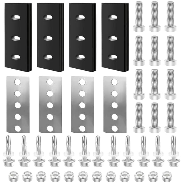 100% 304 Stainless Snow Blower Impeller Modification/Rubber Kit - 1/4" 4-Blade Universal fit Modifies 2-Stage Machine (Sets of 4)