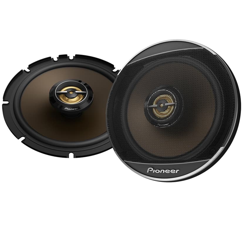 PIONEER A-Series MAX TS-A653FH 6.5” 2-Way Speakers (Pair) – 340W Max, Balanced Sound + Smooth Treble, Enhanced Bass, Ideal Factory Upgrade, Installation Adaptors Included