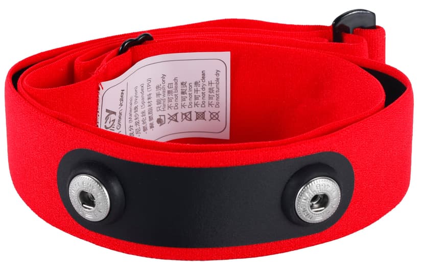 Rich Green Valley Heart Rate Monitor Chest Strap for myzone Replacement Strap Compatible with MYZONE MZ-3 MZ-1 Strap SweatProof & Waterproof Pro Chest Belt (Red, XL-Large)