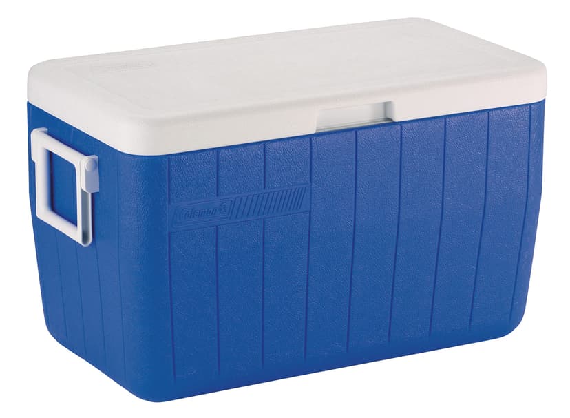 Coleman Chiller 48qt Insulated Portable Cooler with Ice Retention & Heavy-Duty Handles, Made in USA