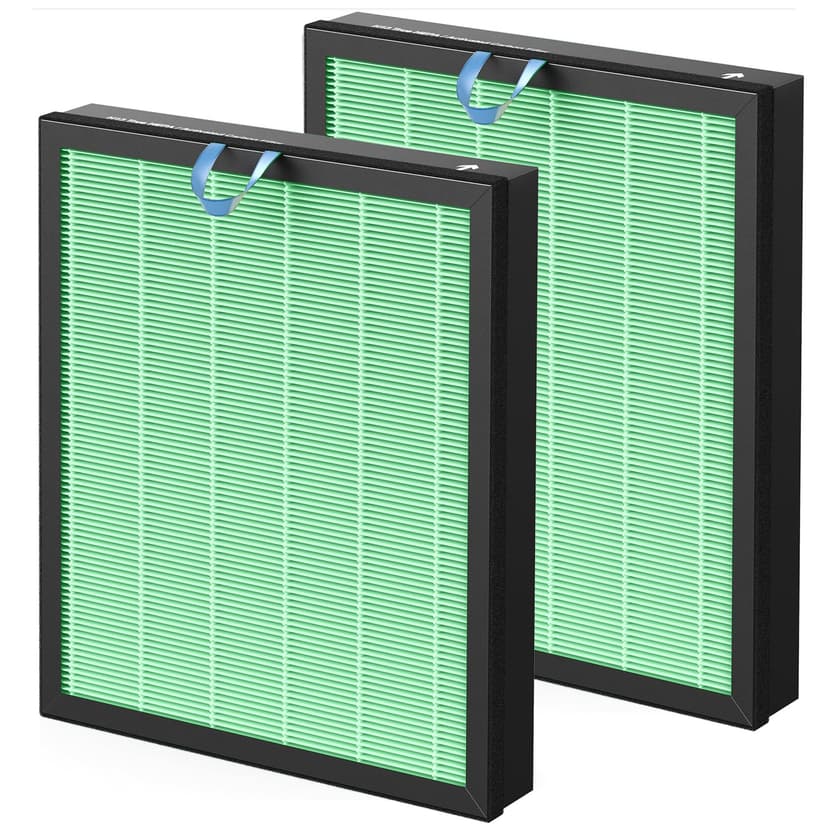 Vital 200S-P Toxin Absorber Replacement Filter Compatible with LEVOIT Vital 200S Air Purifier, 3-in-1 Filtration System Activated Carbon 200S Filter, Vital 200S-RF-TX (LRF-V201-GUS), 2 Pack, Green