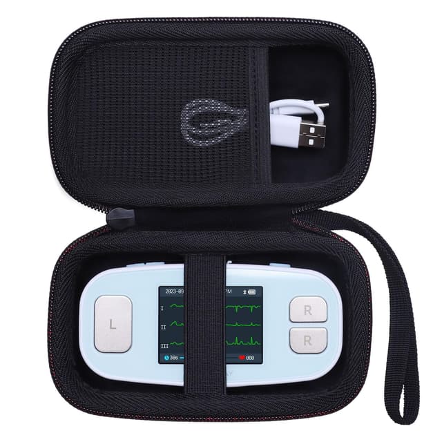 LTGEM Hard Case Compatible with EMAY 6L Portable ECG Monitor (Case Only)